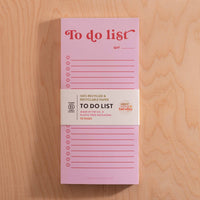 To Do List Pad | Pink & Red by good tuesday